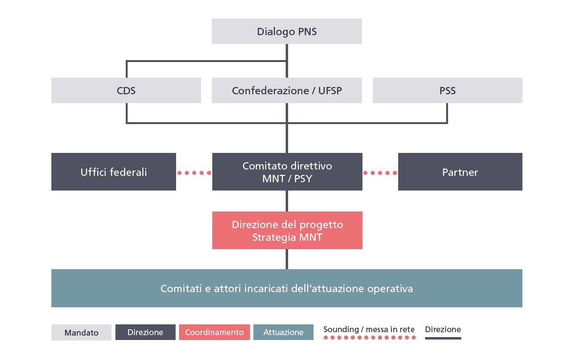 Strategia nazionale MNT: Organigramma